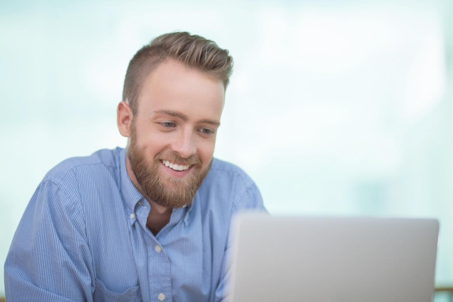 Technical professional analyzing network data and system diagnostics